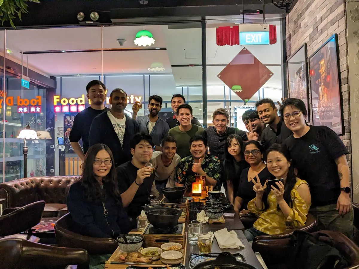 Grab team dinner